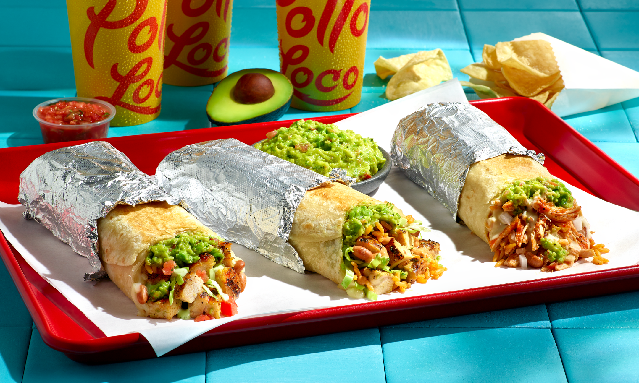 El Pollo Loco NEW Fire-Grilled Chicken Burritos