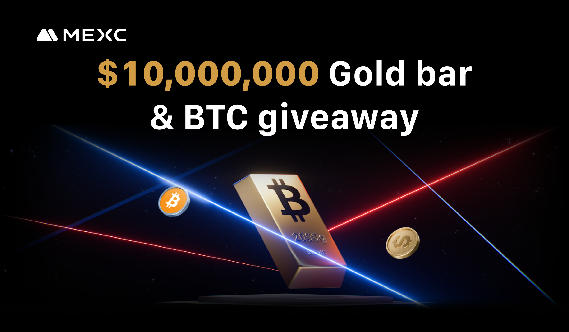 MEXC Launches Year-End Golden Era Showdown with 2,000g Gold Bar and BTC from 10 Million USDT Prize Pool