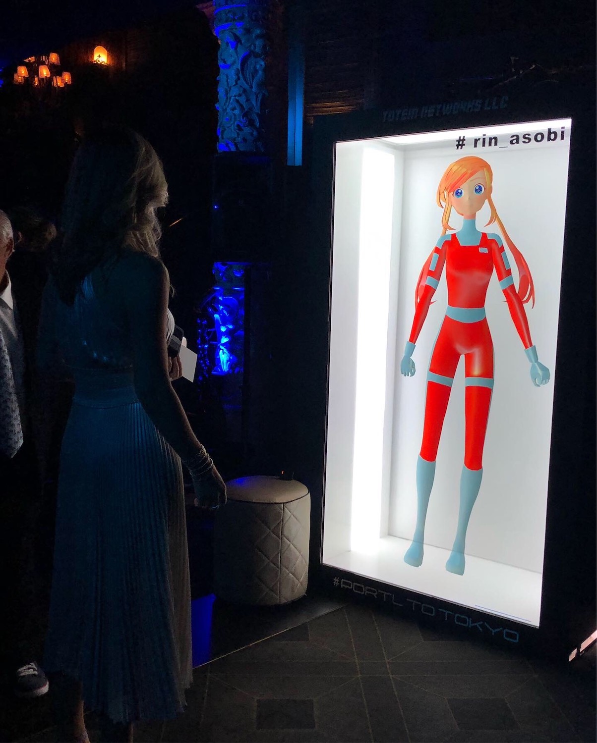 PORTL Hologram Company used its new HOLOPORTL to beam influencer Rin Asobi's avatar from Japan to the Saturn Awards in Hollywood for live, transcontinental interaction with fans. Beam yourself anywhere in amazing 4K resolution. Create, edit and playback hologram films on this compact, affordable unit. More info at PORTLhologram.com