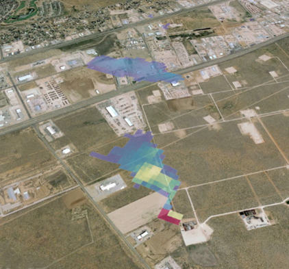 Methane Air Plume