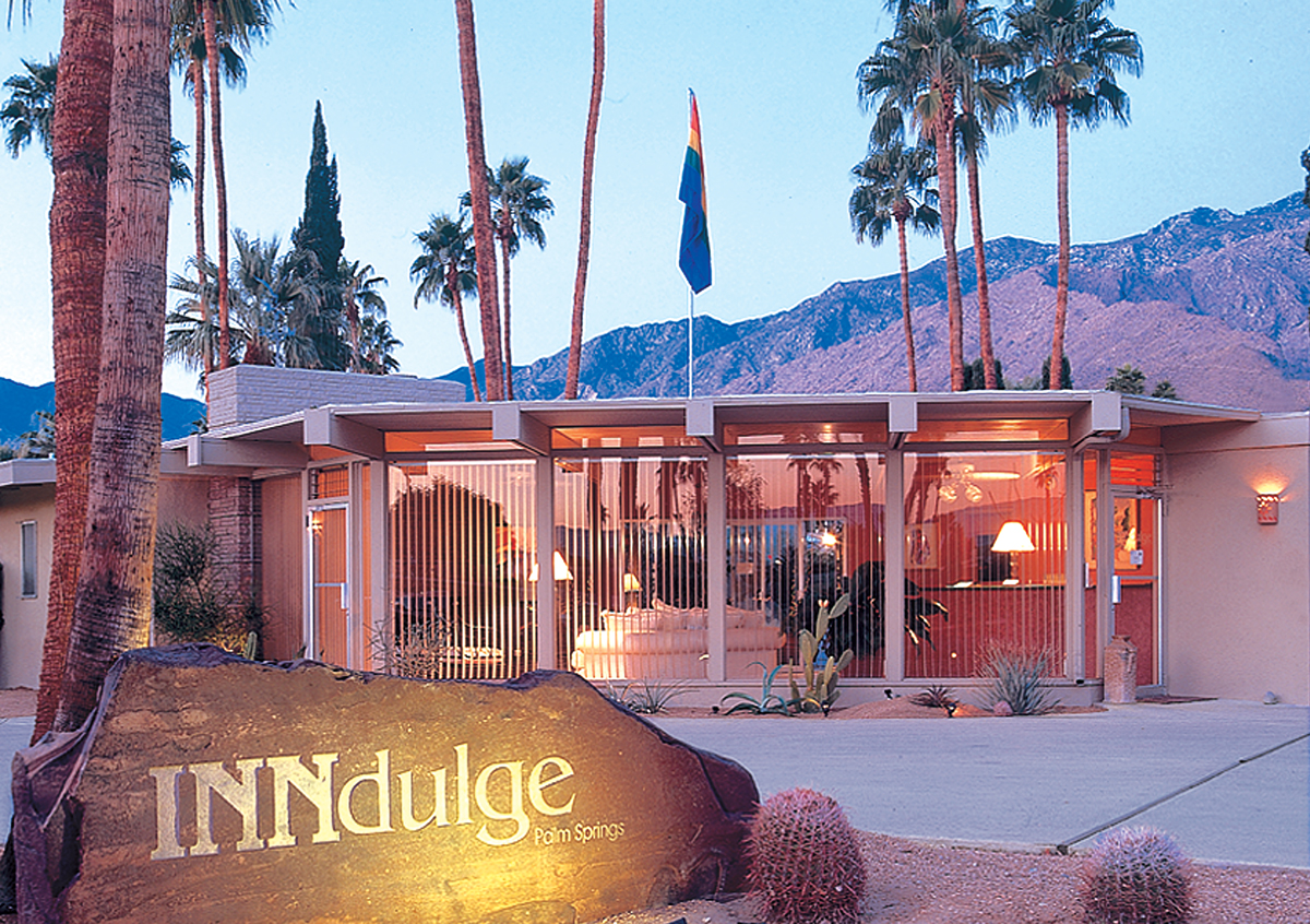 INNdulge, a clothing-optional resort that caters to men, is one of more than 70 small boutique hotels reopening this month in Palm Springs with comprehensive guidelines to help protect guests from Covid-19 exposure.
