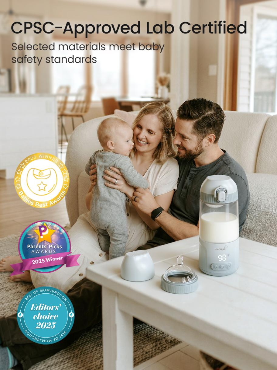 GROWNSY Bottle Warmer Certified by a CPSC-Approved Lab