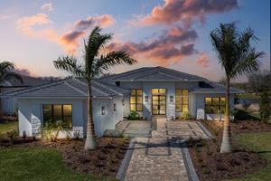 From Lee Wetherington Homes, the Solstice model in Star Farms at Lakewood Ranch is a shining example of modern ranch-style architecture. 