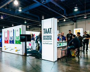 TAAT™ has leveraged trade shows as a B2B marketing channel in markets throughout the United States, which has enabled the Company to interact with decision-makers for retailer and wholesaler accounts in the convenience and tobacco categories in the same setting as incumbent tobacco firms. With a vivid and engaging trade show booth design, TAAT™ creates an immersive experience through which the product’s value proposition can be conveyed.