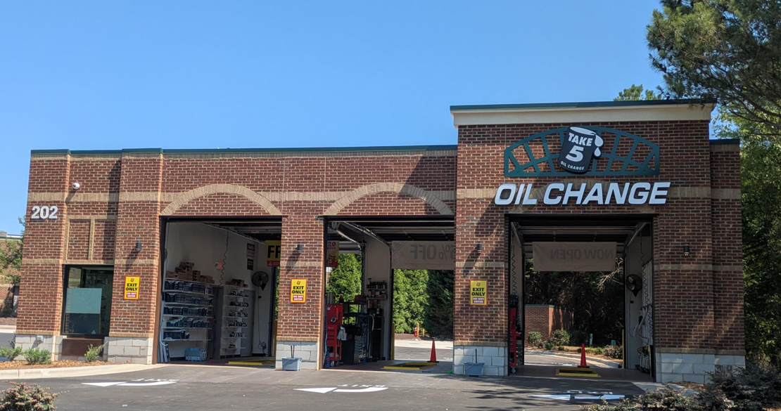 New Take 5 Oil Change in Cary