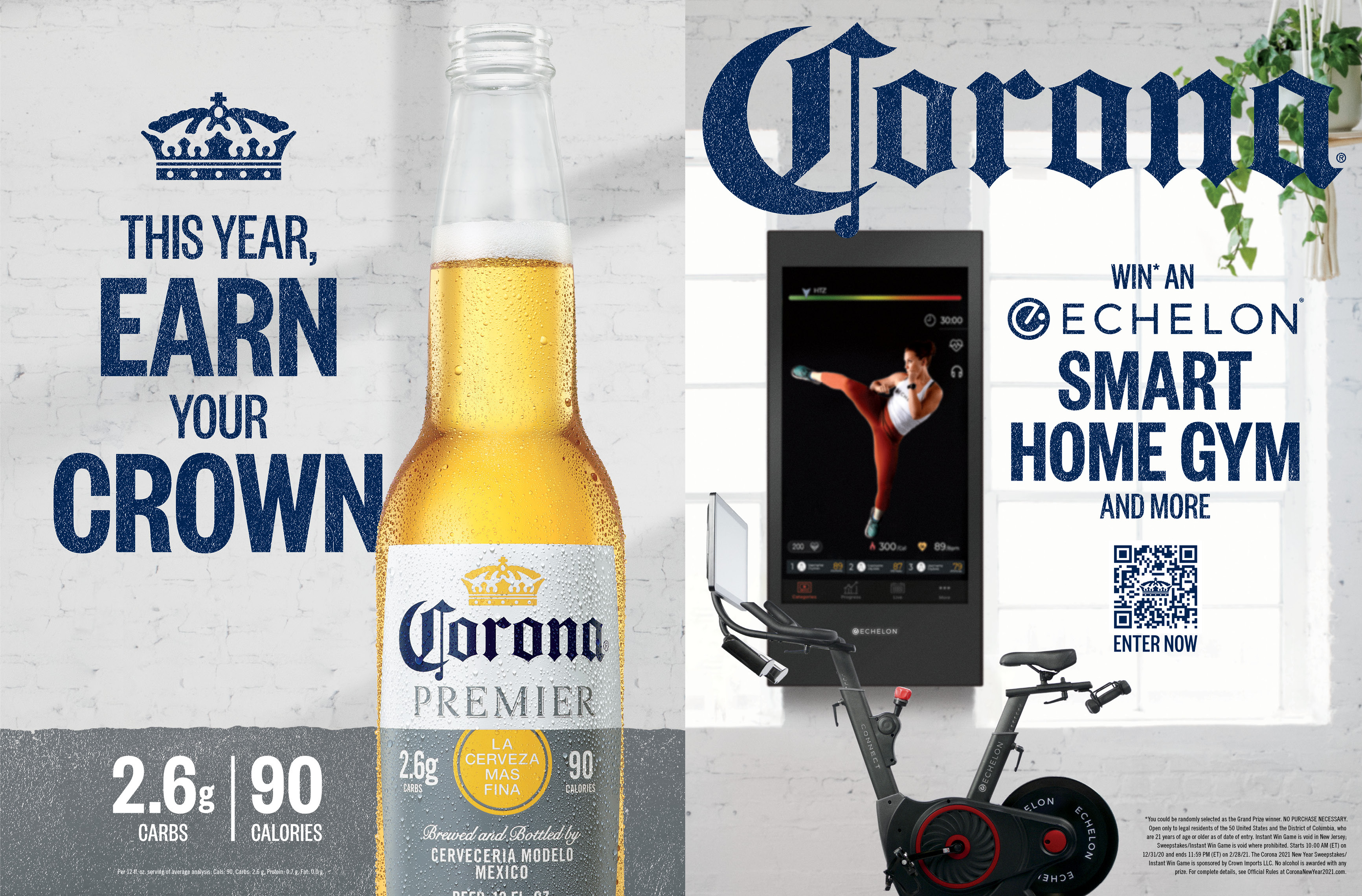 Corona Premier Expands Partnership with Echelon Fitness