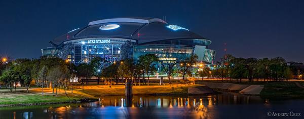 Exterior shot of Stadium in Dallas.