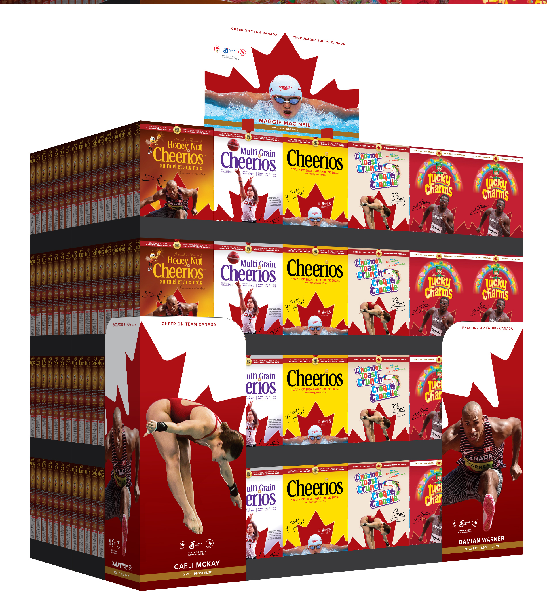 Team Canada Cheerios athlete packaging 2