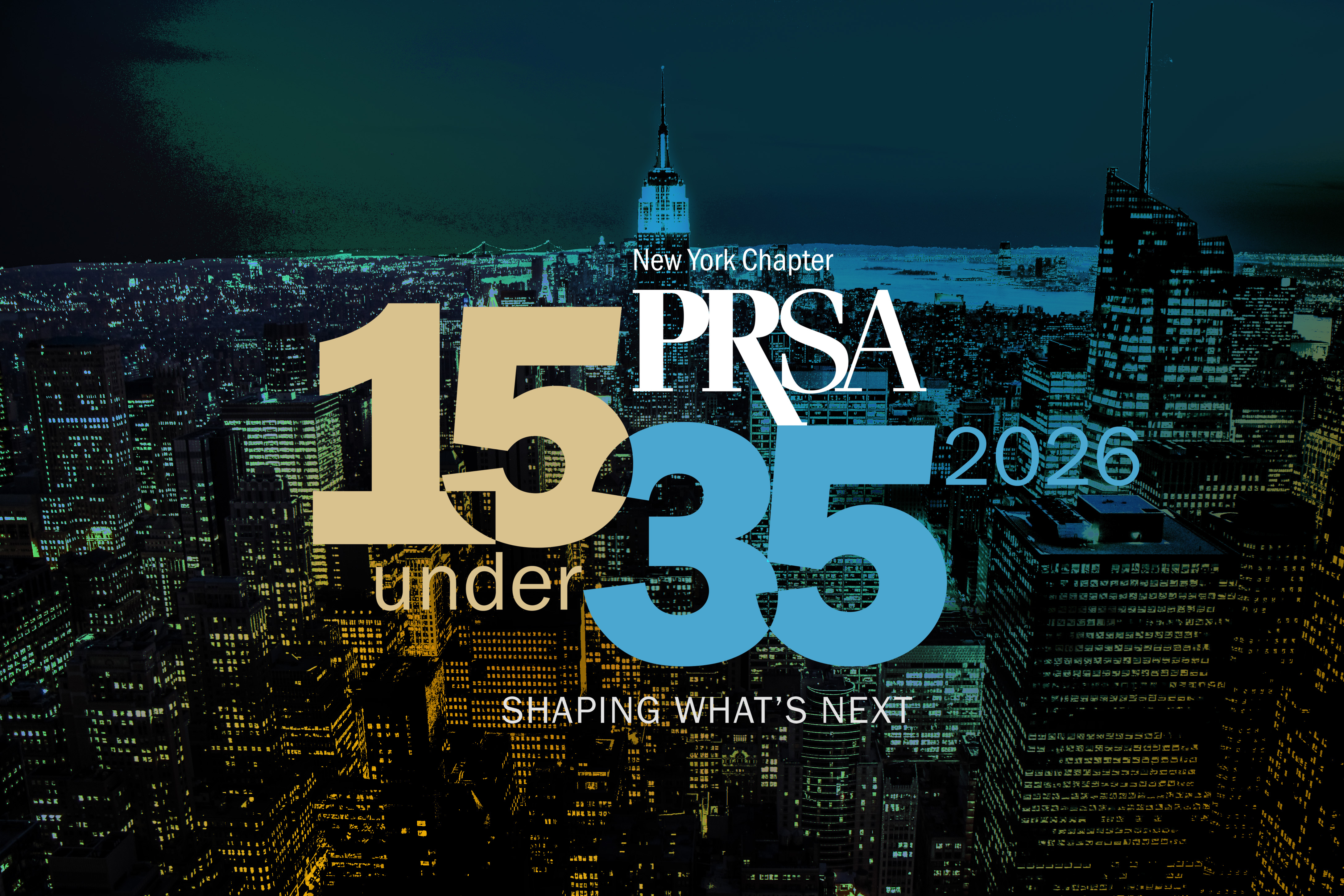 PRSA-NY 2026 15 Under 35 Awards