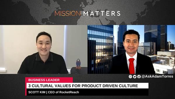 Scott Kim was interviewed on the Mission Matters Business Podcast by Adam Torres. 