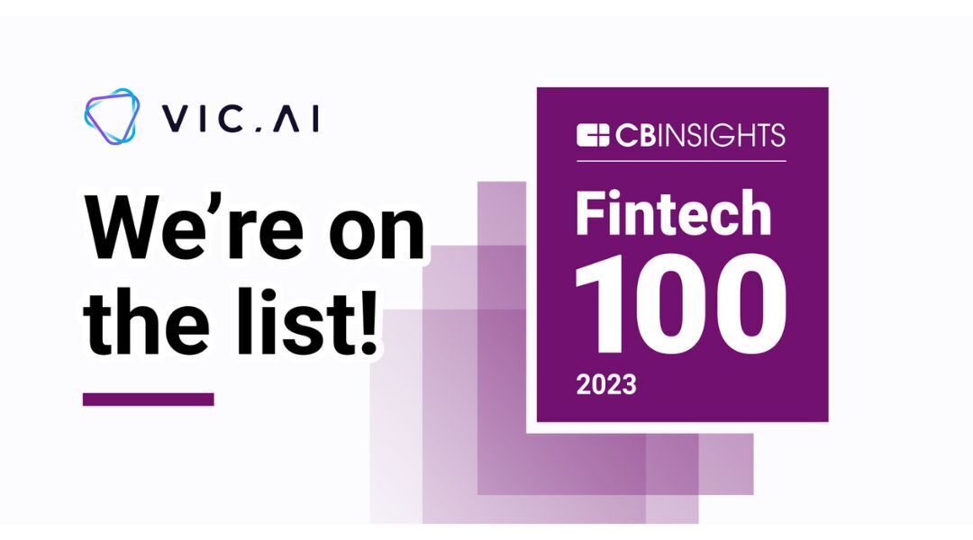 Vic.ai CB Insights Fintech 100 Image