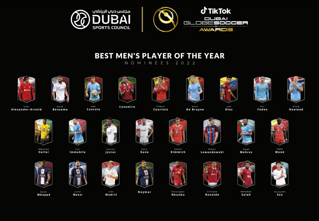 Dubai Globe Soccer Awards 2022, Megastars of International
