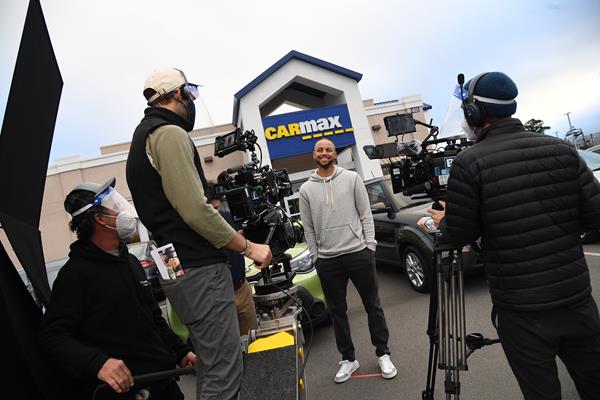 CarMax's "Call Your Shot" content series features a partnership with three-time NBA champion Stephen Curry. 