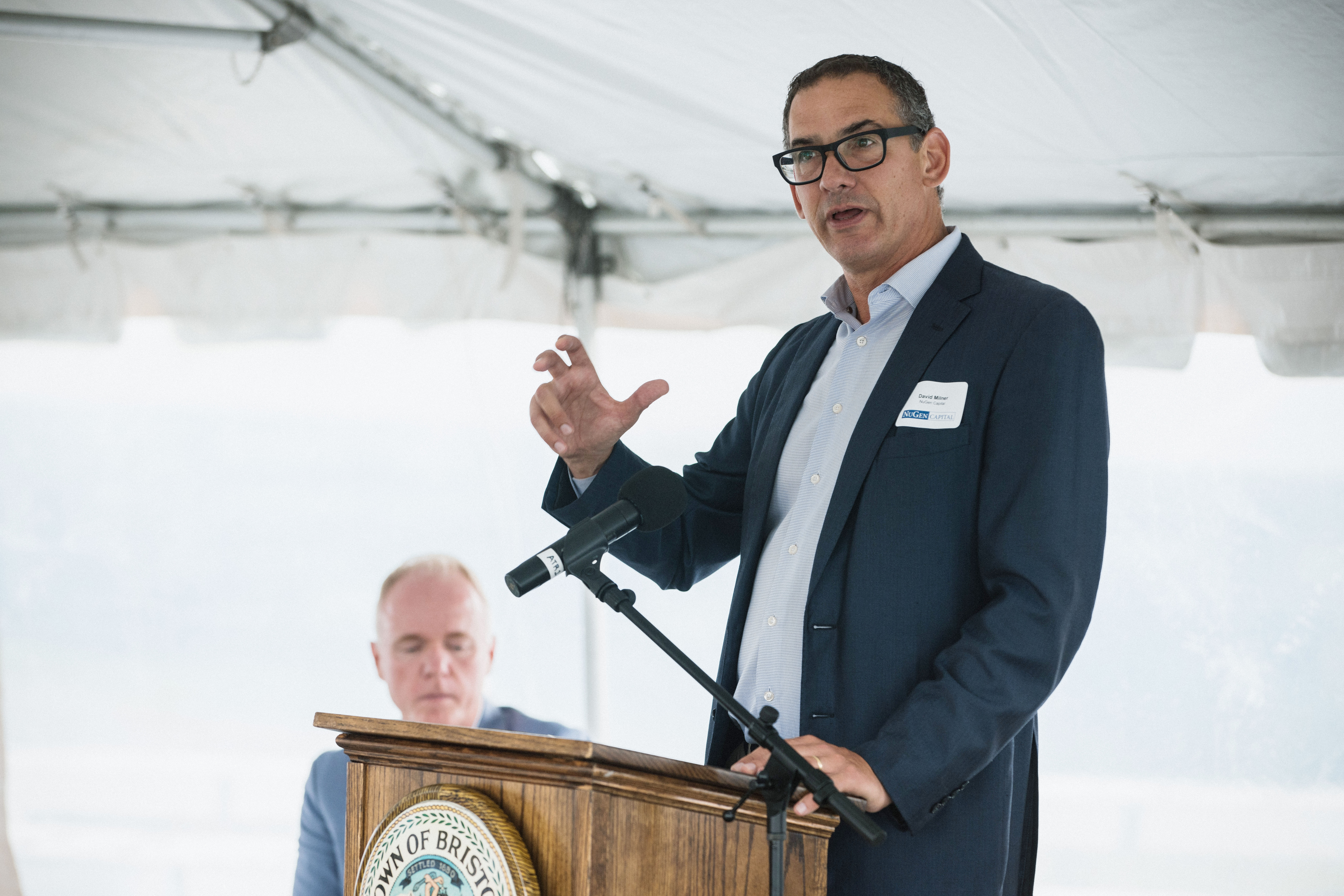 David Milner, CEO of NuGen, congratulates all partners in both the renewable industry and in Rhode Island, for their support making the project a success for all.