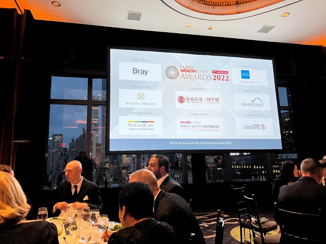 Sponsor of the gala dinner, Hywin is the first Asian wealth manager to join the U.S. event