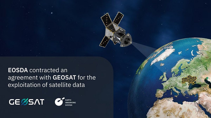 EOS Data Analytics, GEOSAT ile bir sözleşme imzaladı.