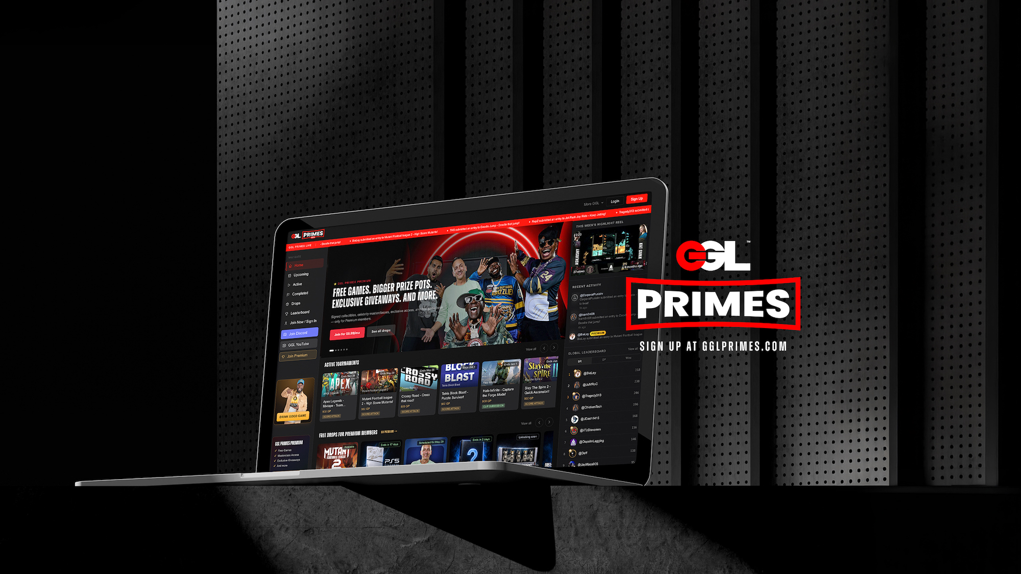 Global Gaming League Esports Platform