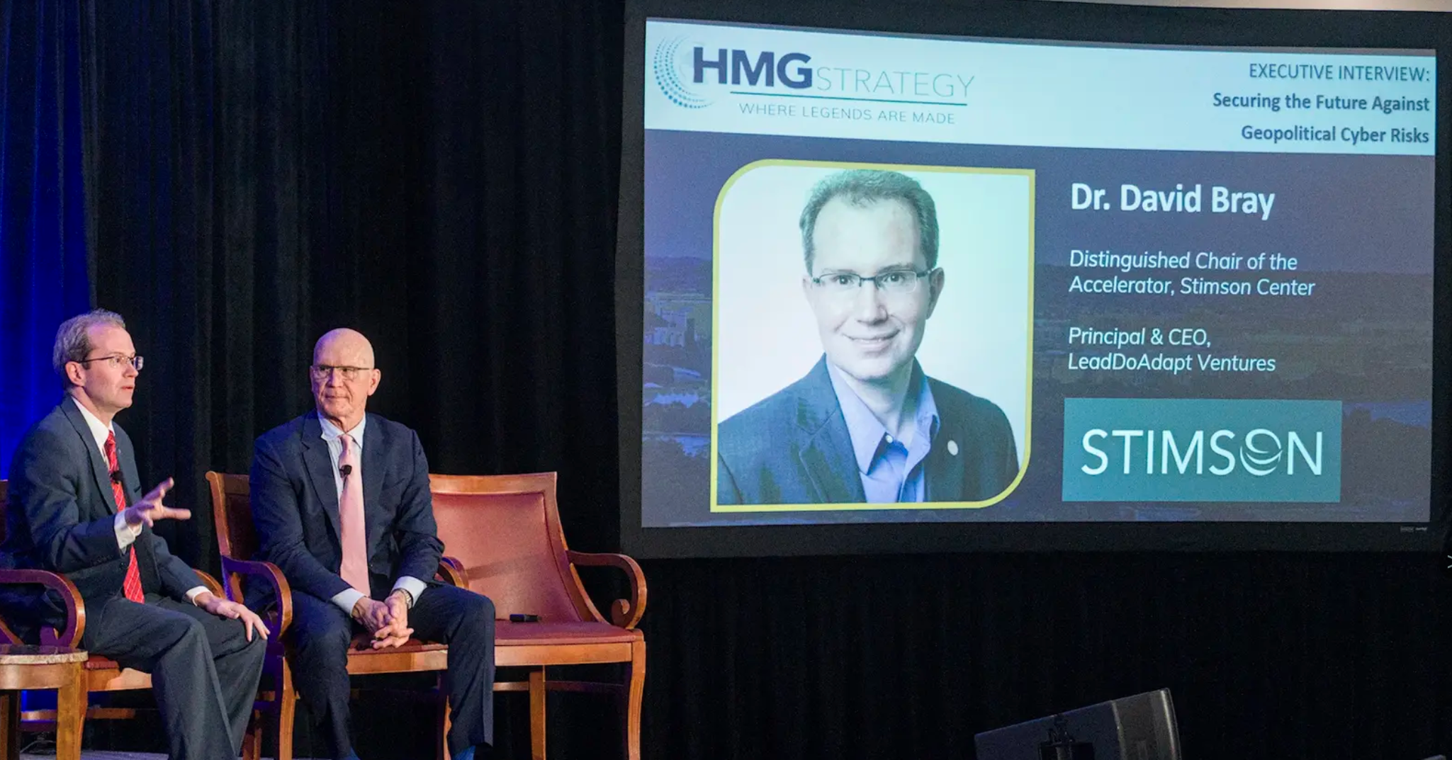 Hunter Muller and Dr. David Bray at the Annual Washington D.C. C-Level Technology Leadership Summit