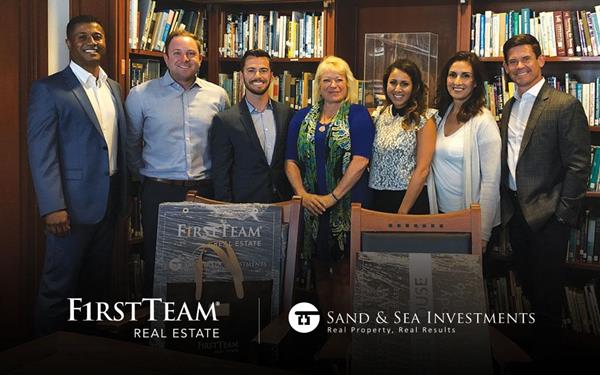 Jeff Grant (pictured on the right) and his team at Sand & Sea Investments proudly join the First Team family in a new joint venture to benefit the San Diego community. 