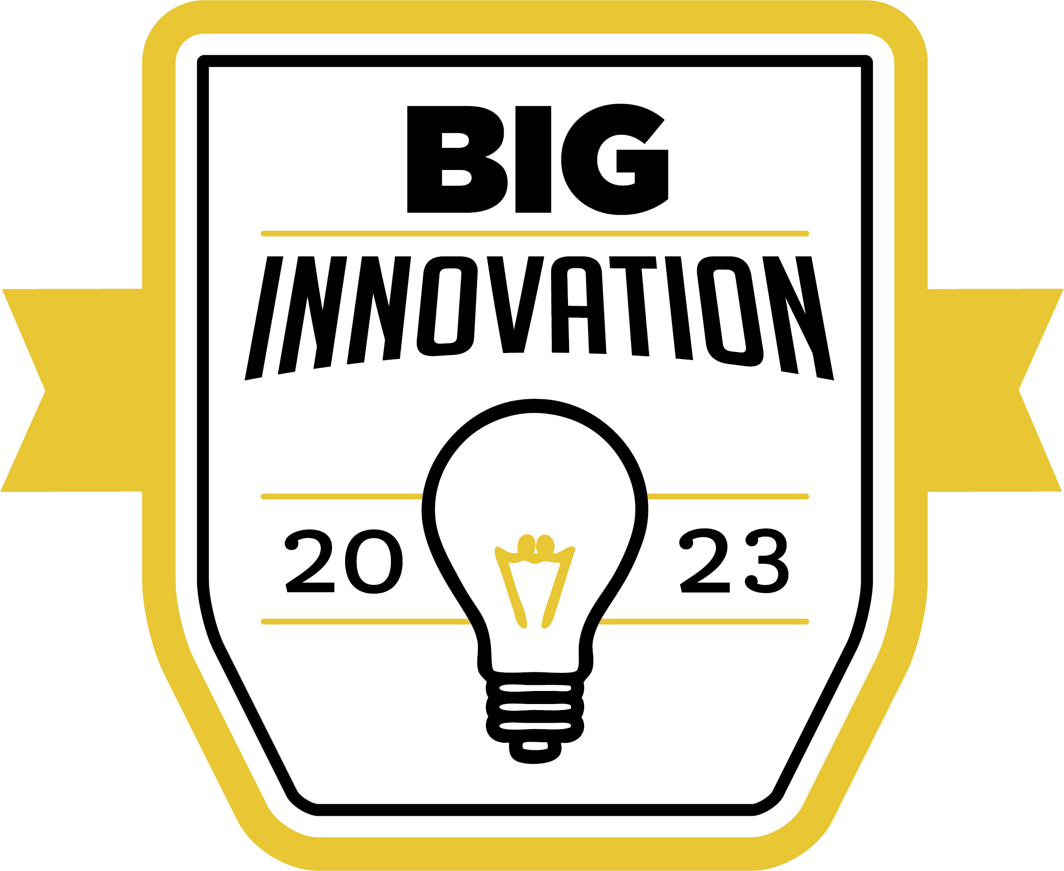 BIG Innovation Award badge