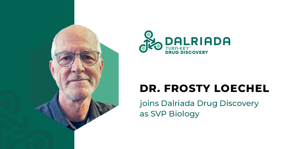 Dr. Frosty Loechel joins Dalriada Drug Discovery as SVP Biology