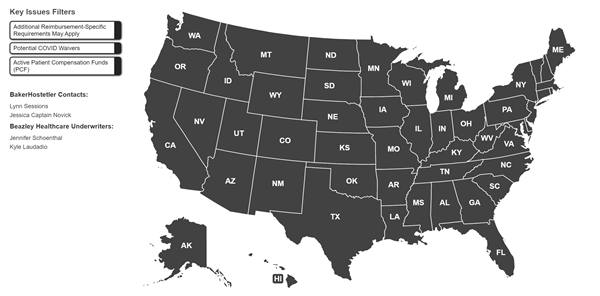 Virtual Care US Regulatory Map