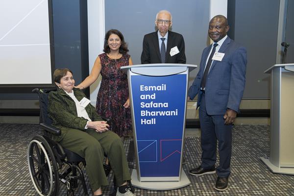 Bow Valley College announced it is naming two of its spaces in honour of the Esmail Safana Farzana Fayaz Bharwani Foundation