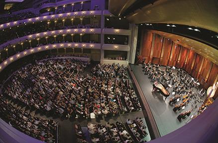 The Van Cliburn International Piano Competition is held every four years at Bass Performance Hall in Fort Worth, Texas. (credit: Carolyn Cruz)