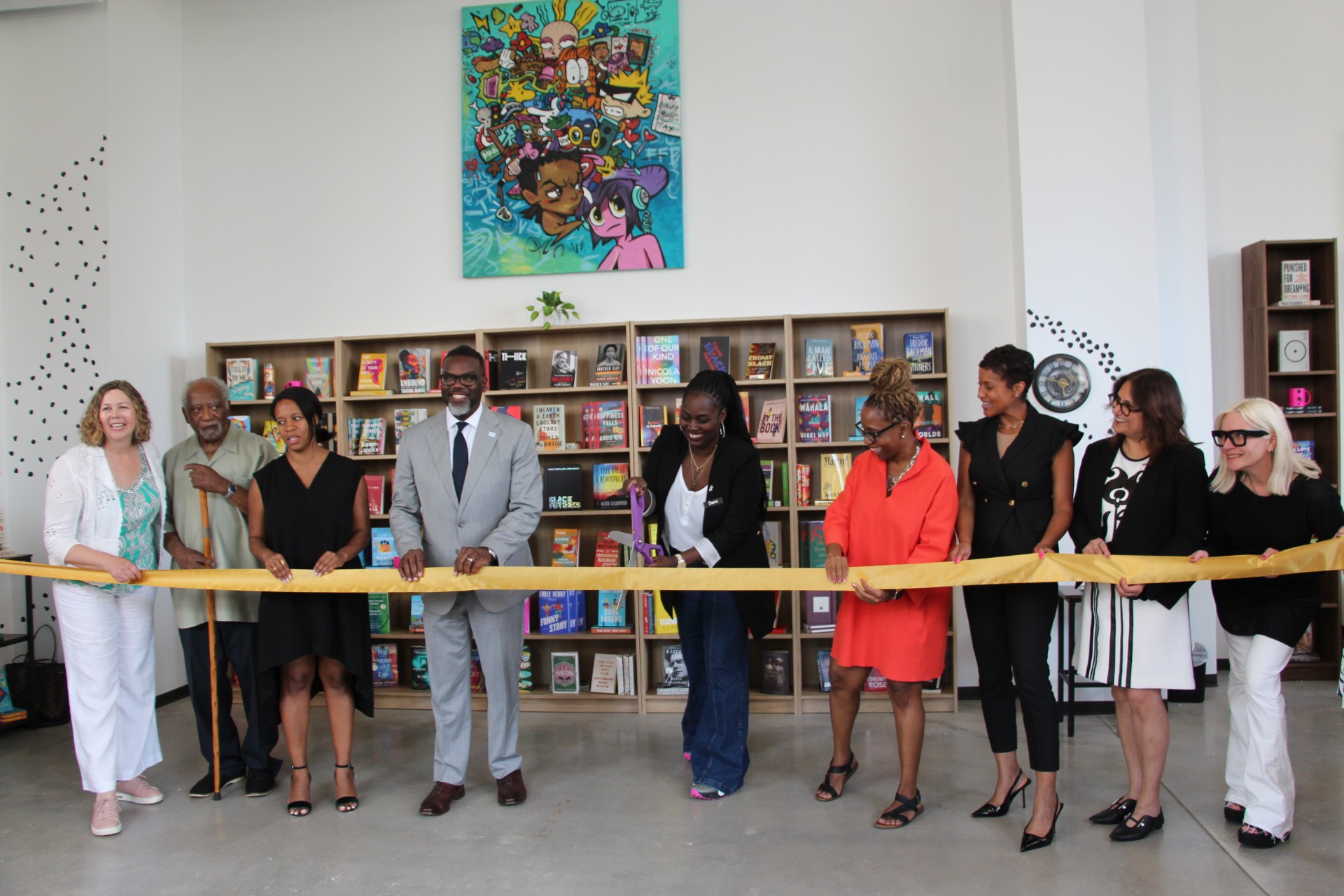 Semicolon Bookstore Grand Opening on Michigan Avenue