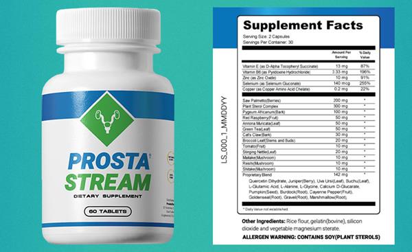 Prosta-Stream-supplements-facts