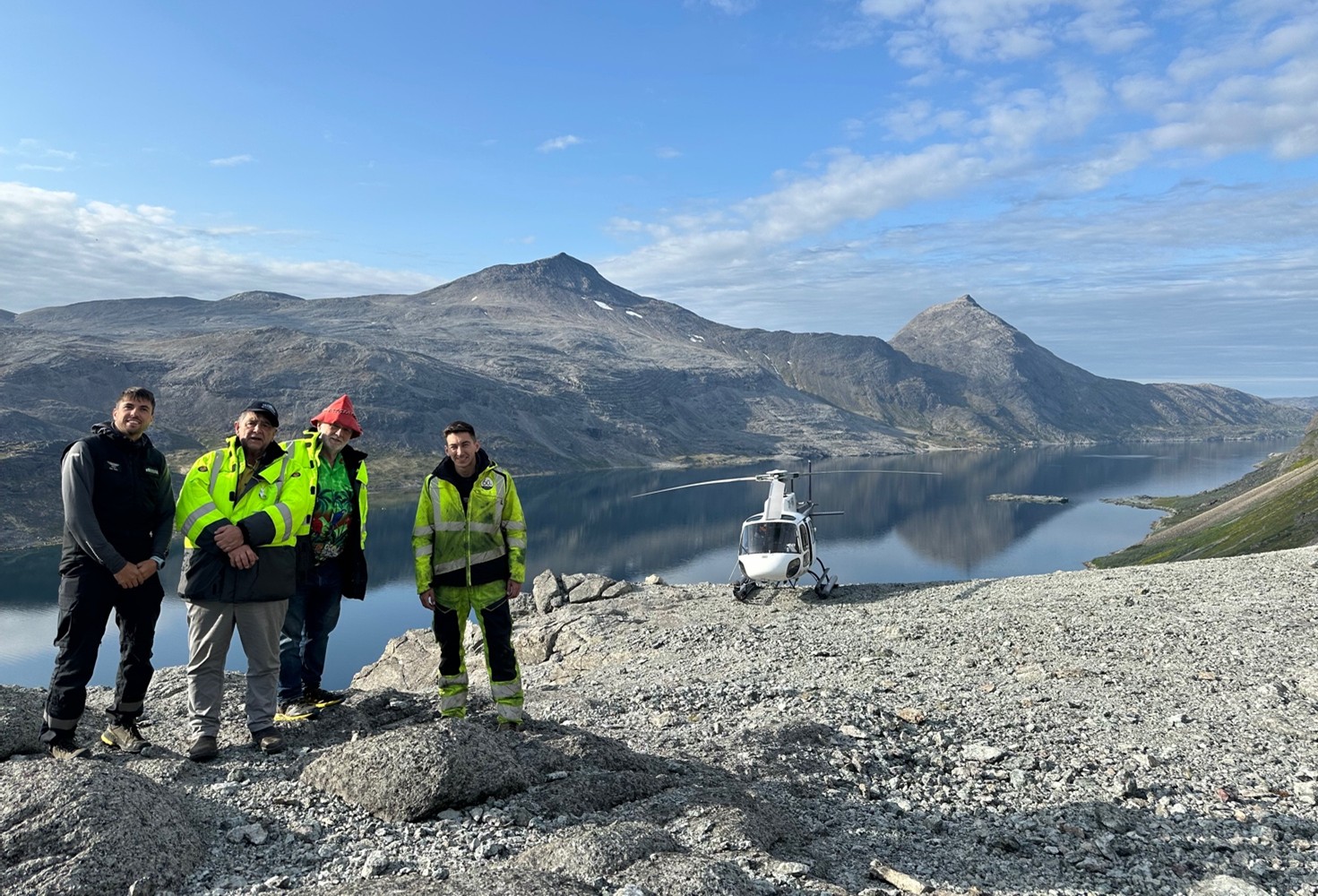 View of the Tanbreez Project and the exploration Team 2025