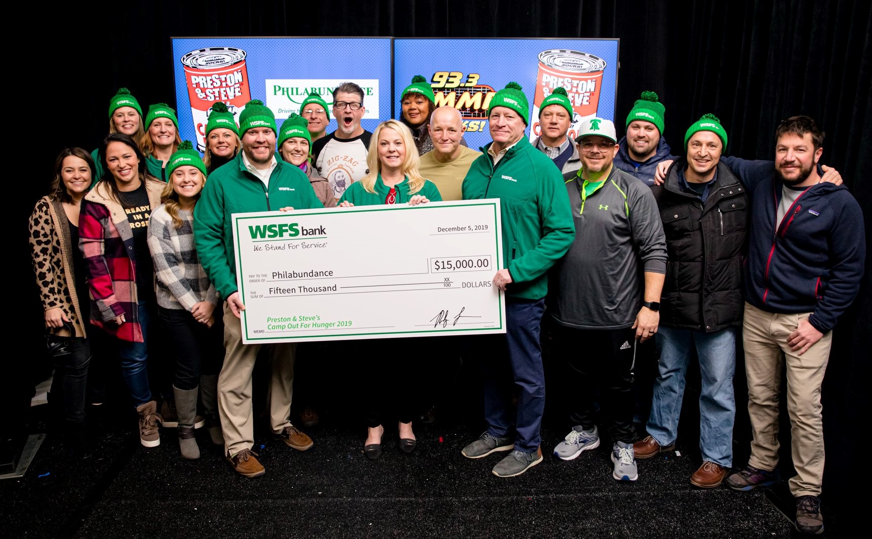 Camp Out for Hunger 2019 WSFS