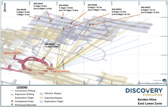 Borden Mine – East Lower Zone “ELZ” 