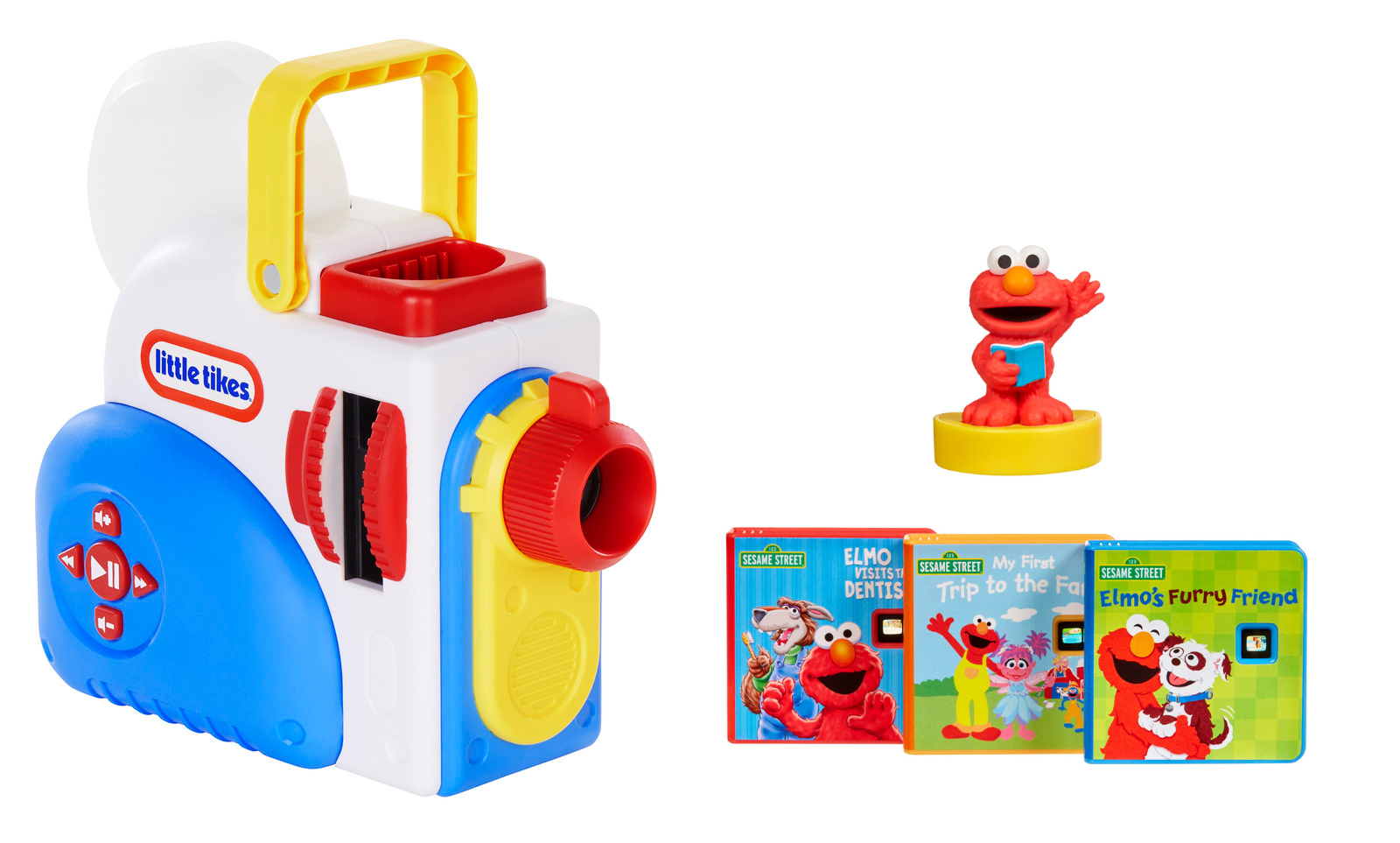 Little Tikes Story Dream Machine and the new Sesame Street Story Cartidge Collection