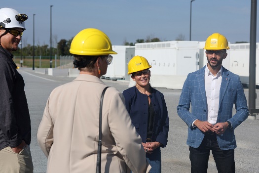 York BESS project tour