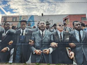 MLK Mural in Flint, Michigan