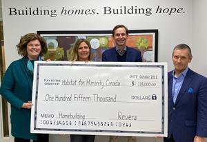 Revera delivers again for Habitat for Humanity Canada