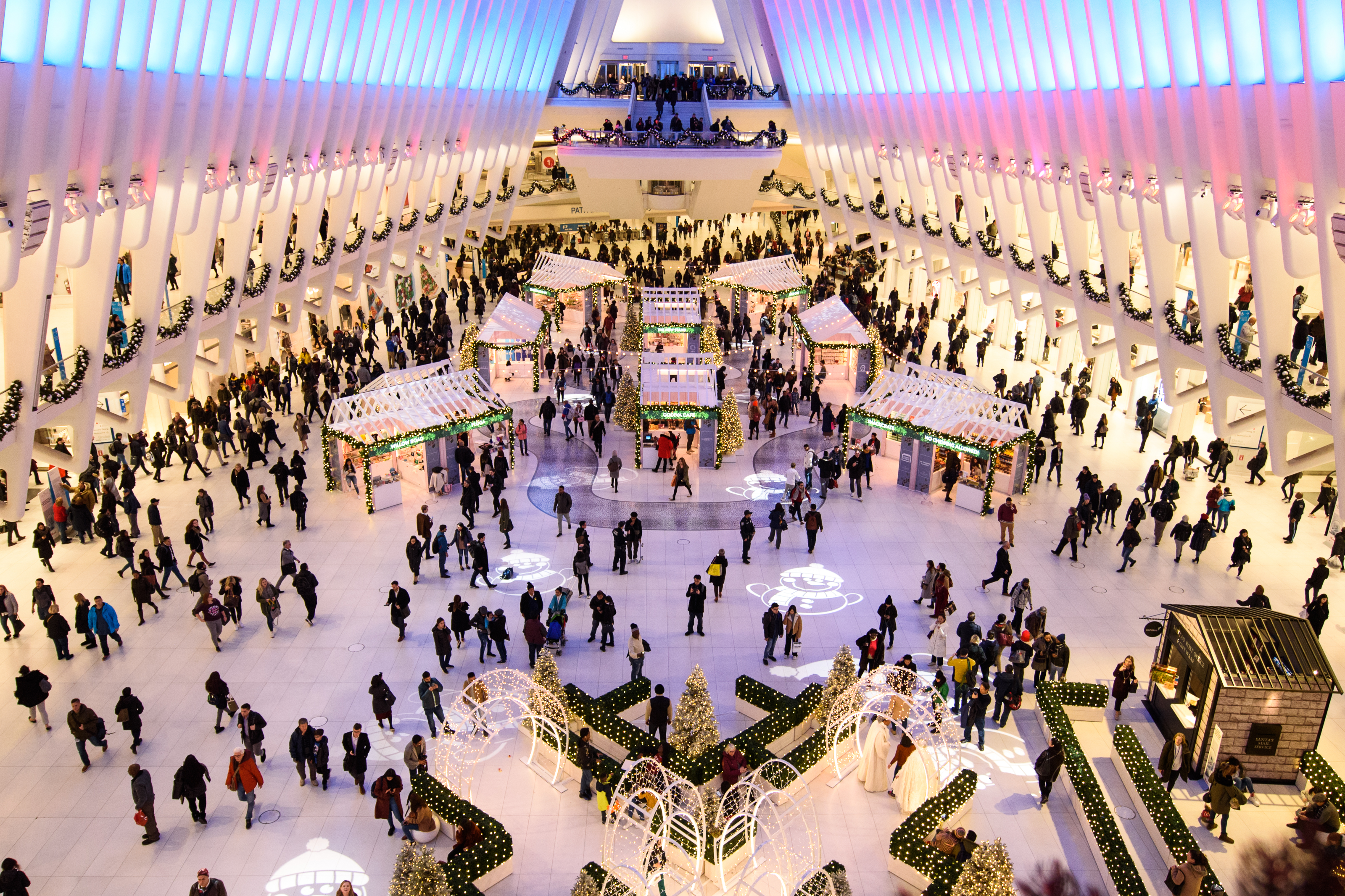 Westfield World Trade Center Shopping Mall in New York 