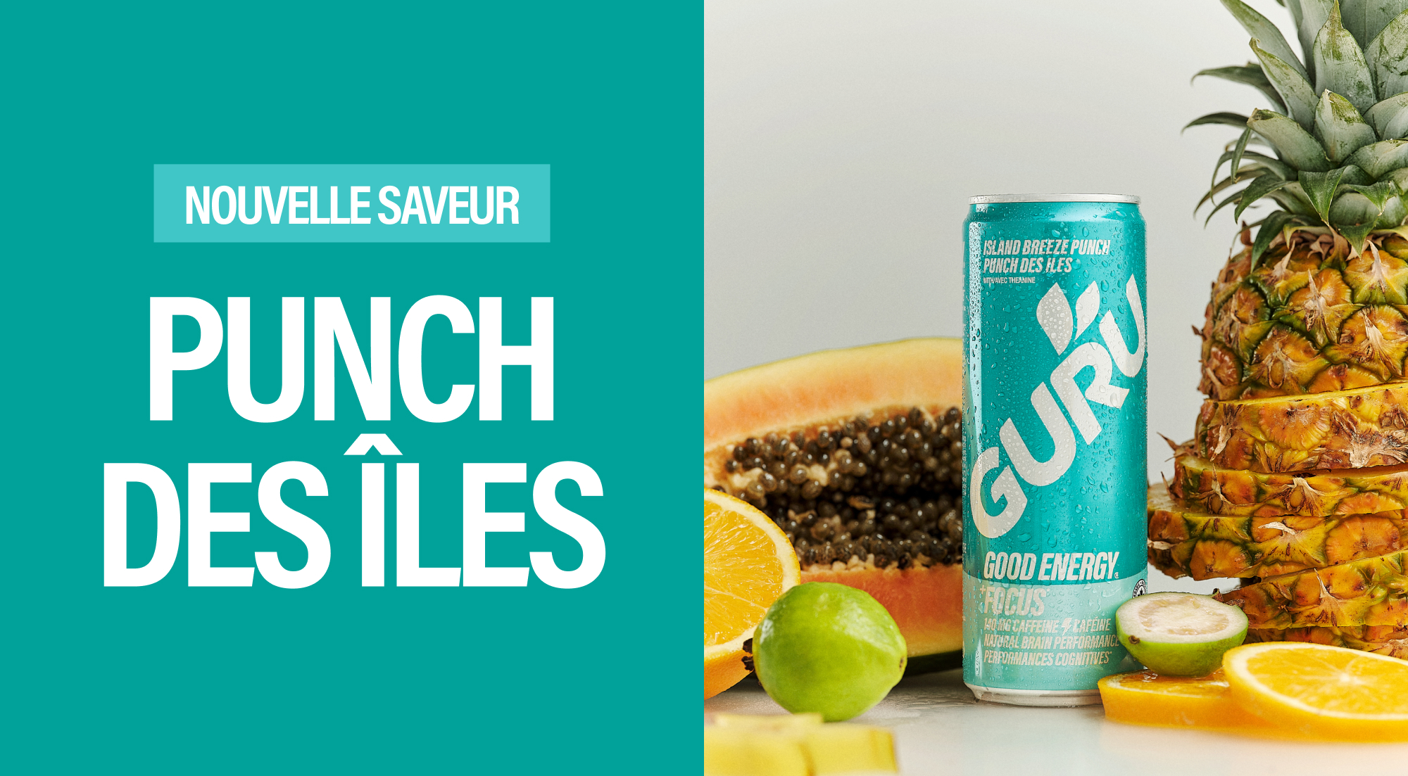 GURU Organic Energy amène le charme des tropiques avec Punch des Îles