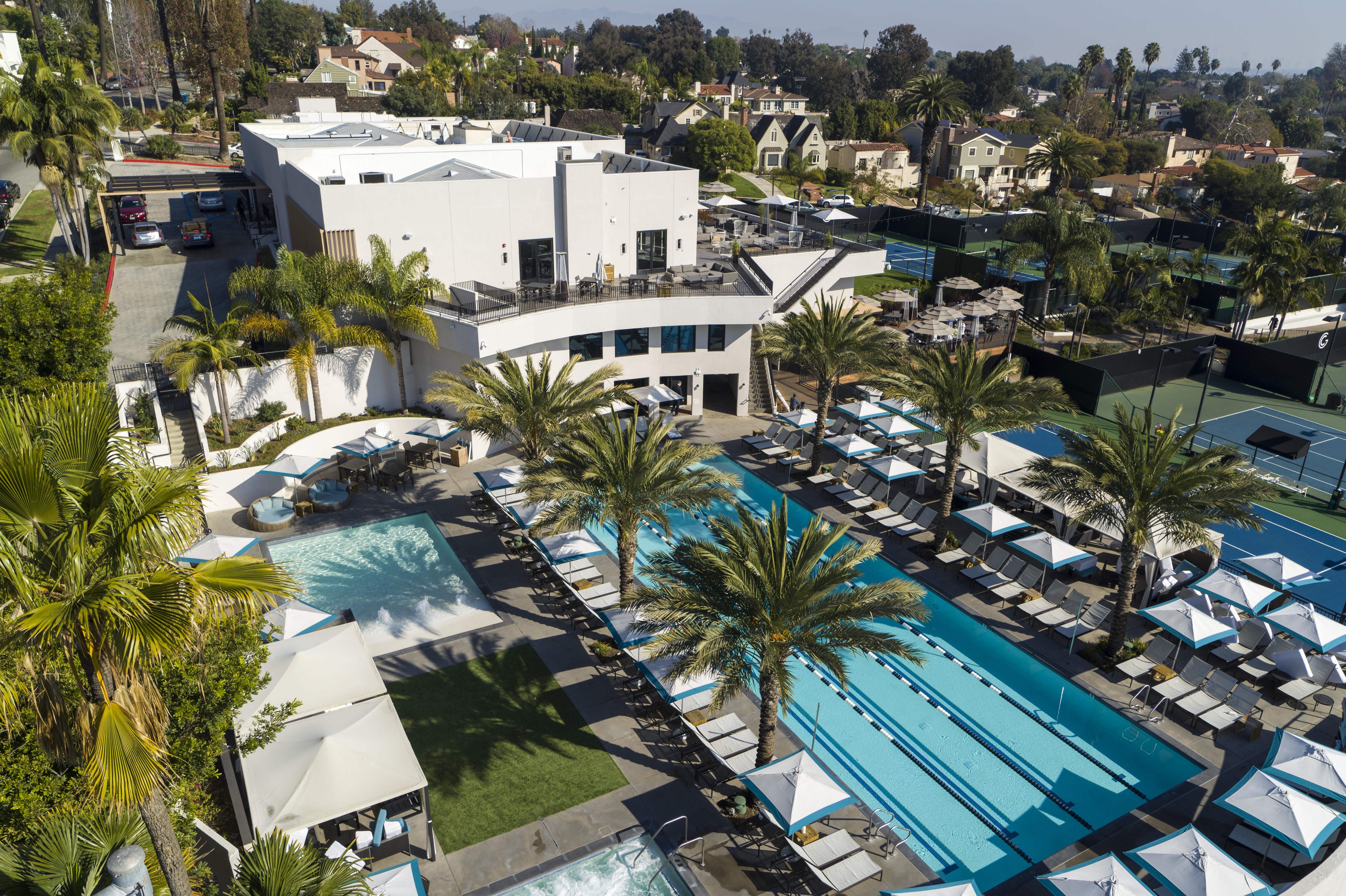 Outdoor spaces at Griffin Club which has been acquired by Bay Club