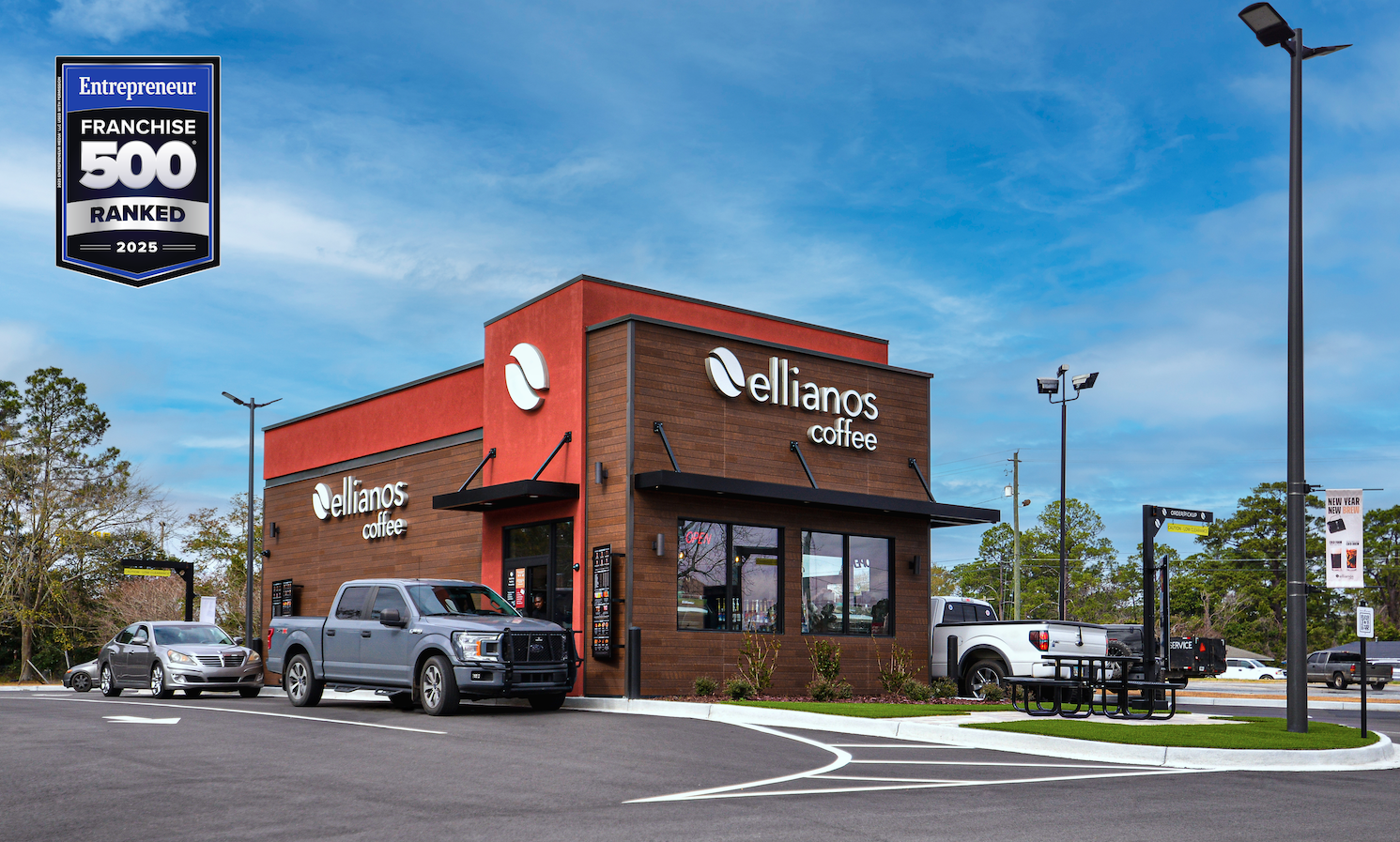 Ellianos Coffee has over 60 locations across Florida, Georgia, and Alabama