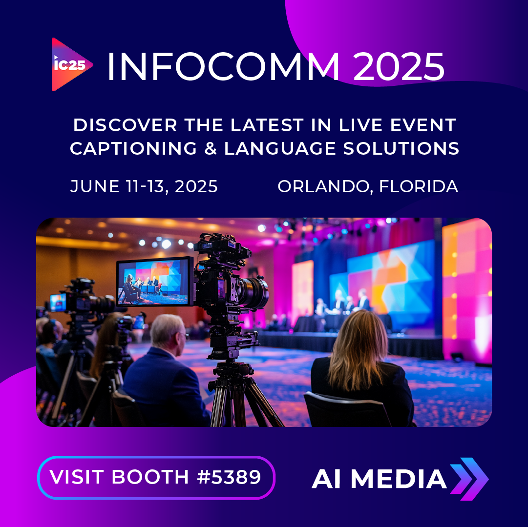 Visit AI-Media at InfoComm 2025, Booth #5389