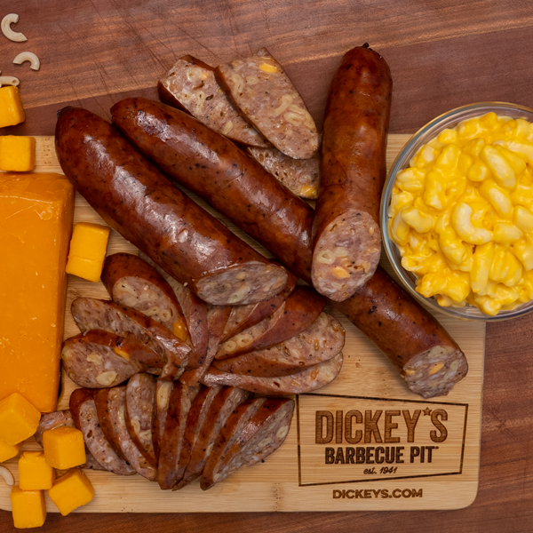 New Mac & Cheese Sausage at Dickeys