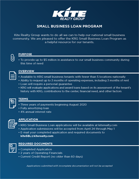 KRG Small Business Loan_Brochure vF 4.20.2020