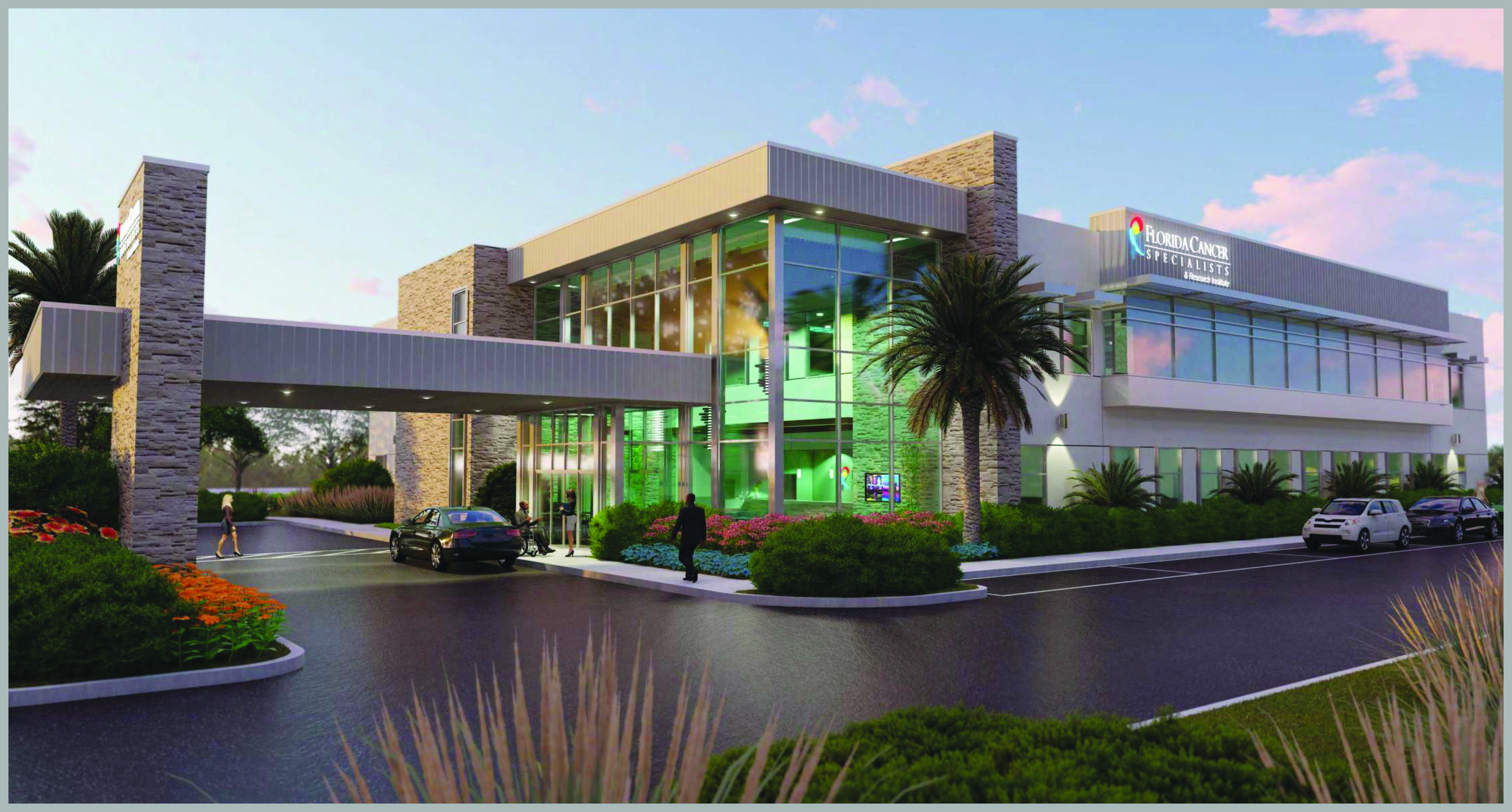 FCS Trinity Cancer Center rendered image.