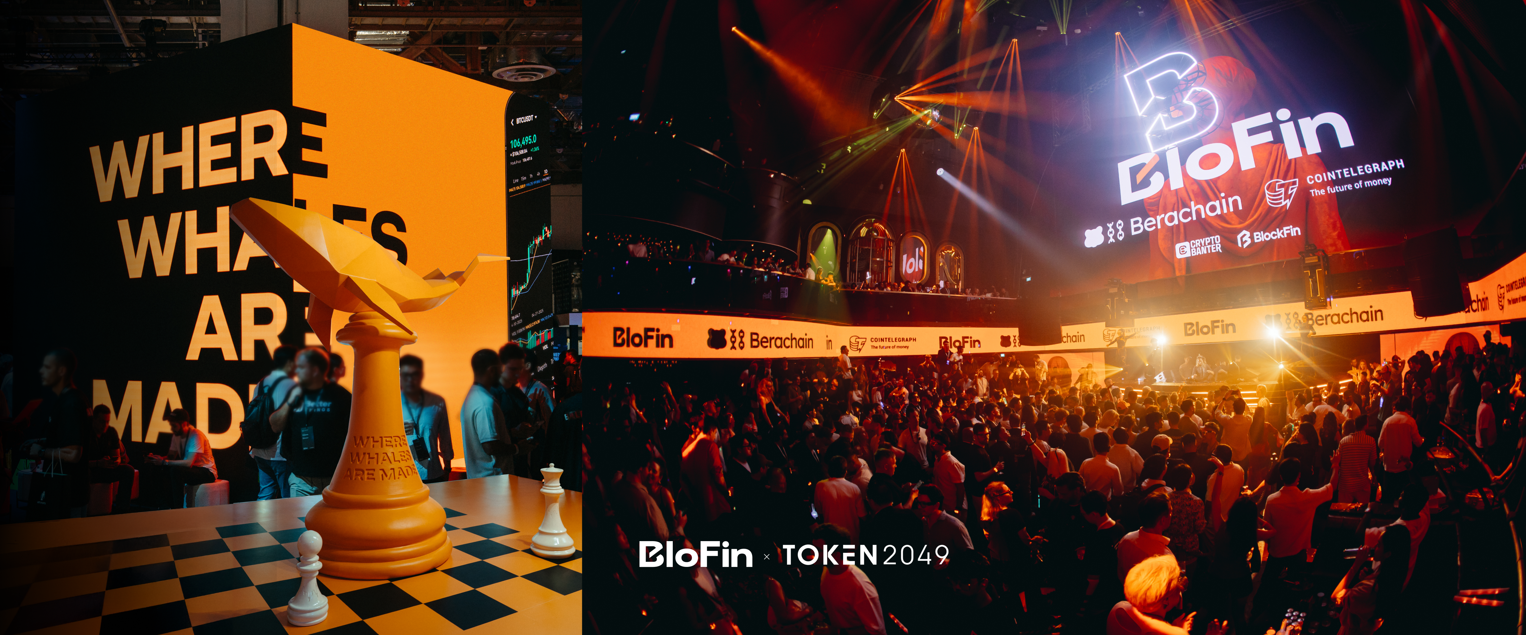 BloFin Leads TOKEN2049 with Most Talked-About Exceptional Branding: Towering Whale Chess, Crane Booth & Full-House Whalefield Afterparty