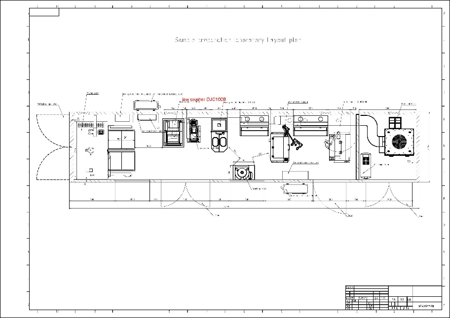 Sample Prep Lab Layout