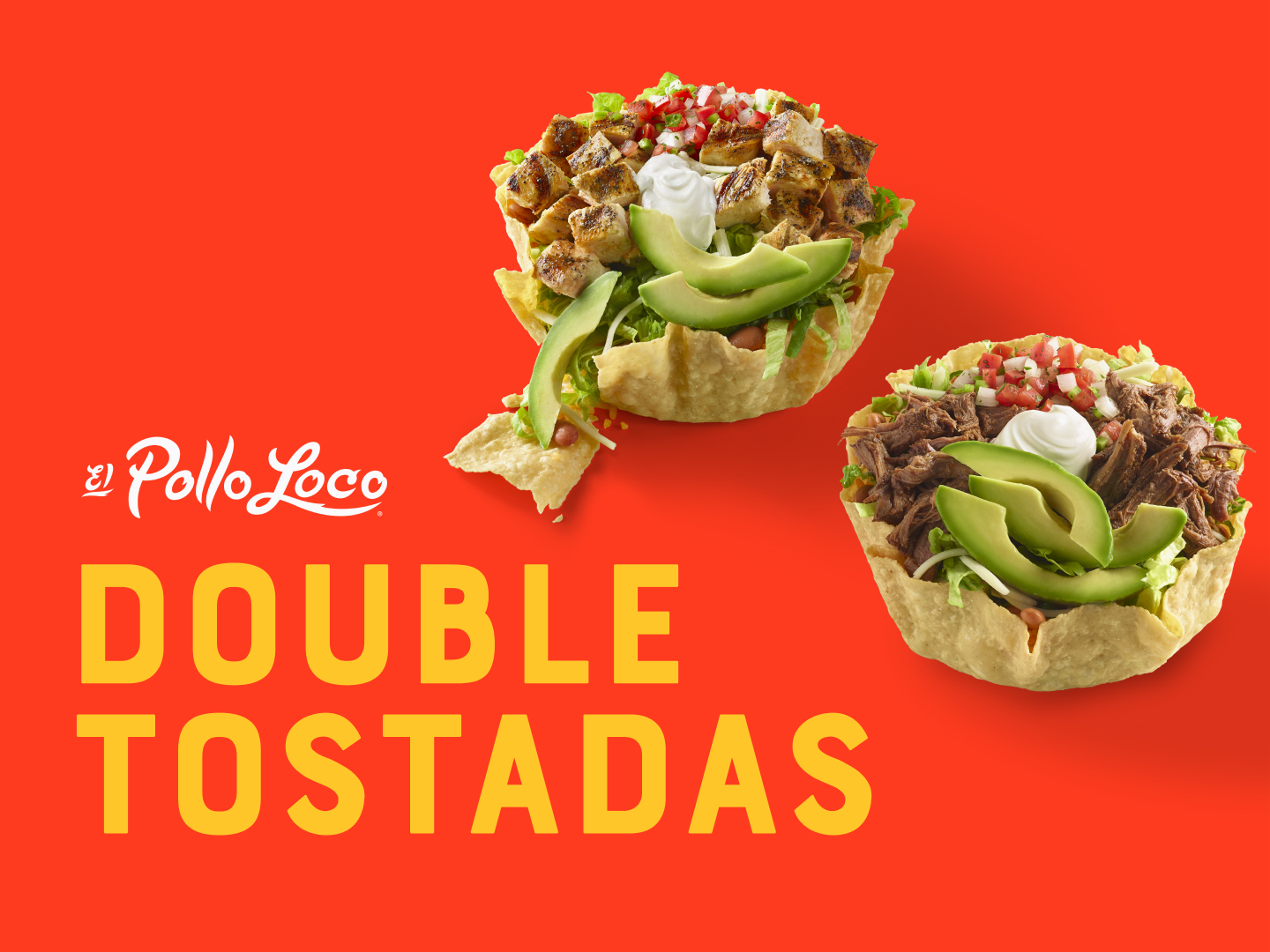 Double Tostada Salads Hero Image