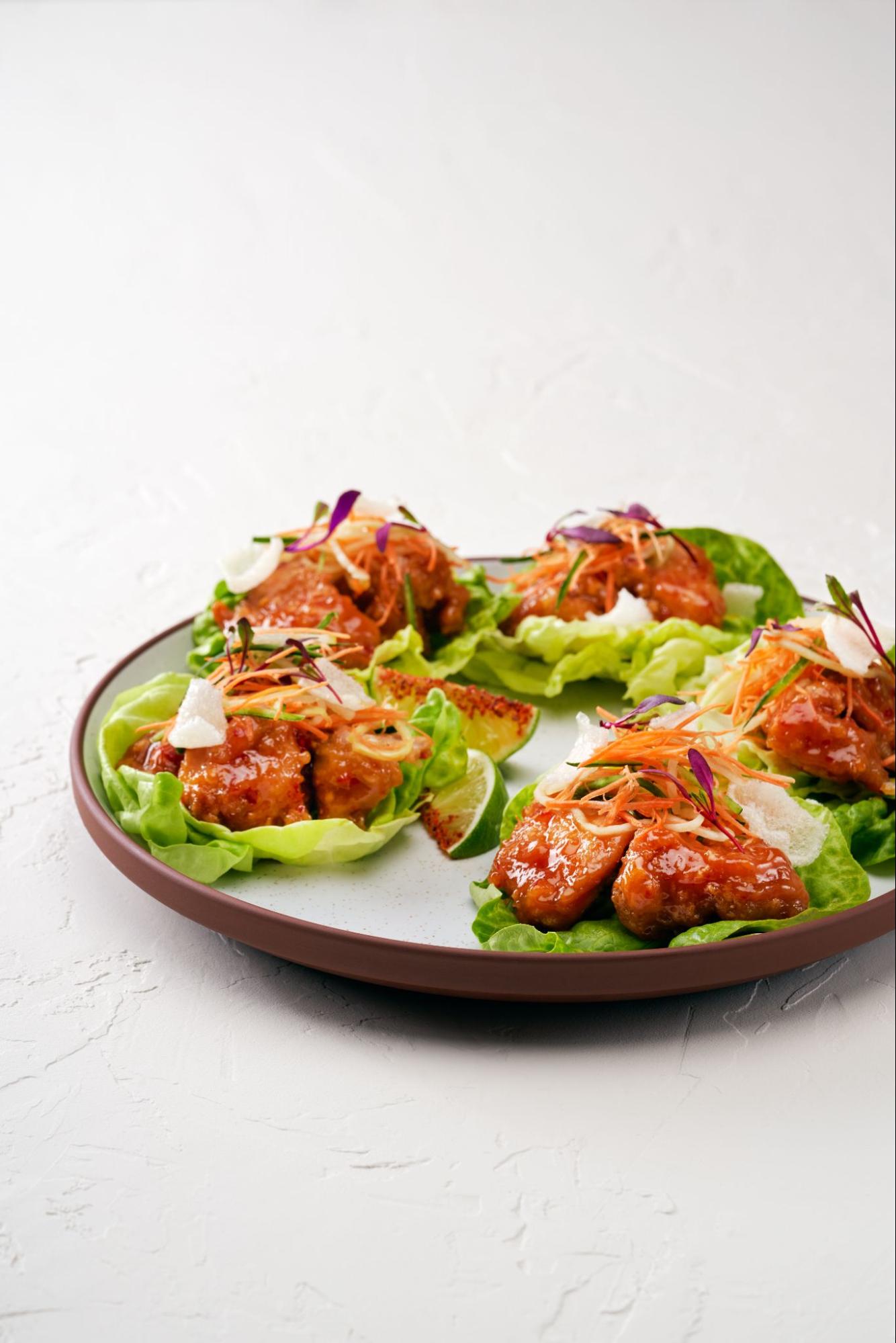 Angry Chicken Lettuce Wraps