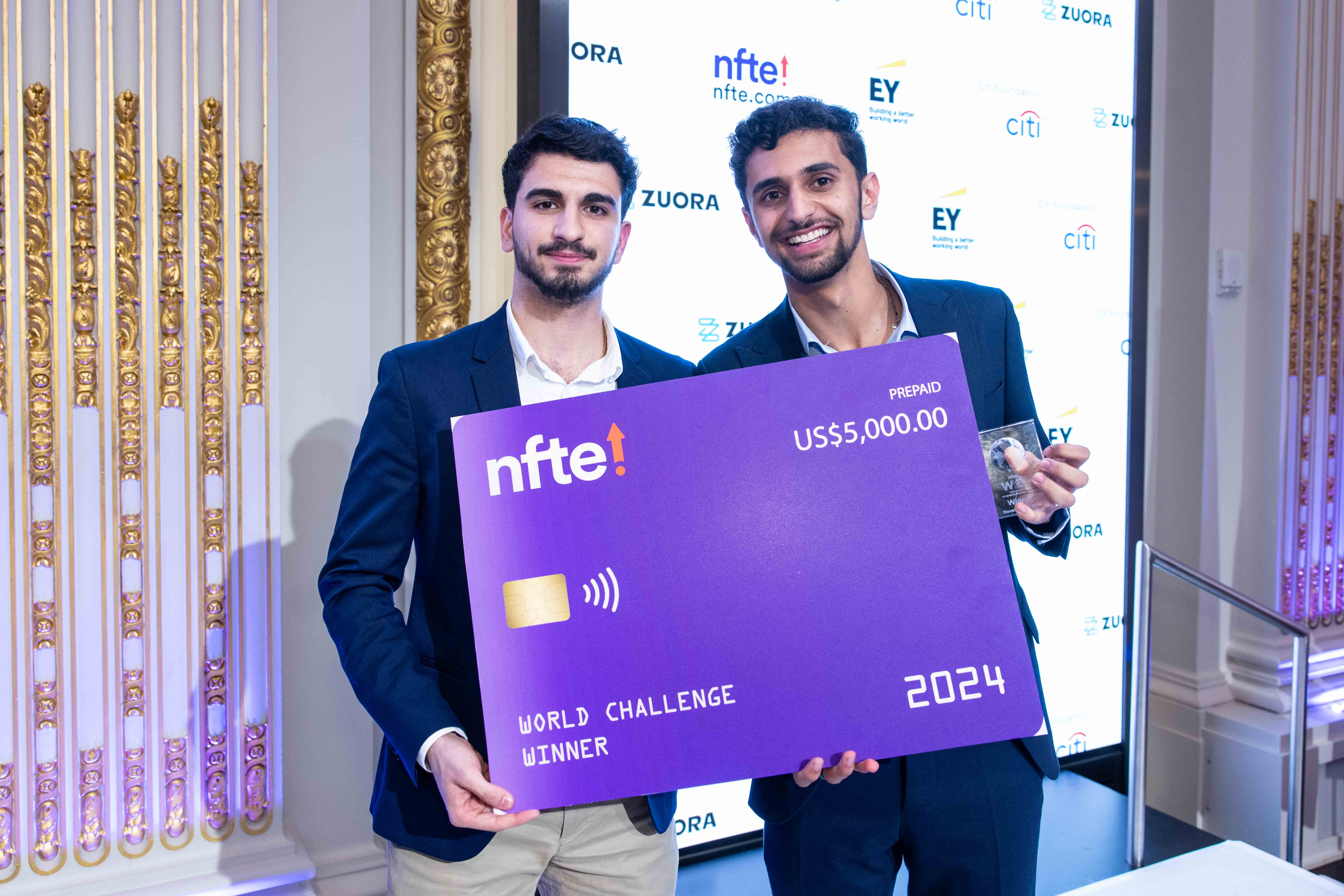 NFTE World Youth Entrepreneurship Challenge Champions